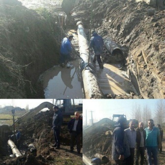 رفع نقص خط انتقال آب شرب 8هزارخانوار روستایی شهرستان آستانه اشرفیه