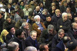 مراسم سالگرد رحلت آیت‌الله سید محمد موسوی بجنوردی در حسینیه جماران  -2