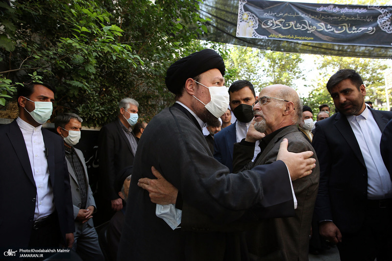 مراسم تشییع پیکر حجت الاسلام و المسلمین سید محمود دعایی از موسسه اطلاعات