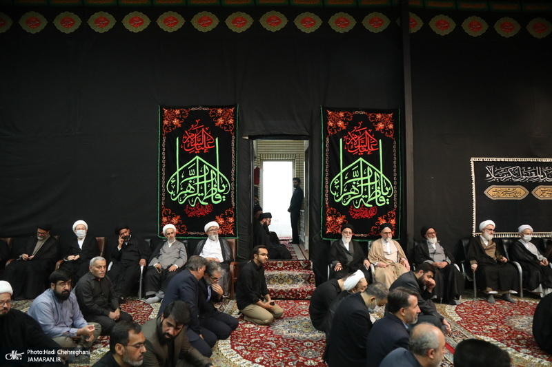 مراسم عزاداری ماه محرم در بیت مرحوم آیت الله العظمی هاشمی شاهرودی‎‎