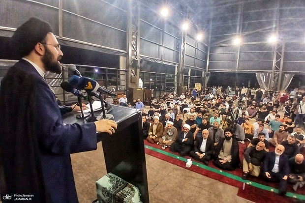 سید علی خمینی کی شہید سید حسن نصراللہ کے مزار پر حاضری