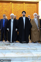 تجدید میثاق رئیس قوه قضائیه و مسئولان عالی قضایی با آرمان‌های امام خمینی(س)