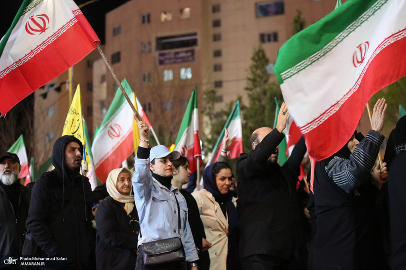 تجمع و راهپیمایی خودرویی در پرند