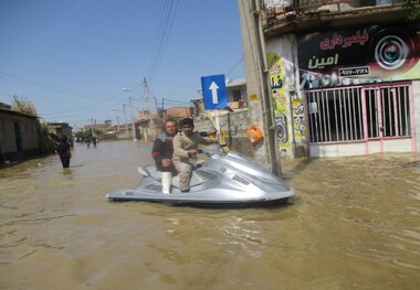 خدمت رسانی 2 فروند جت اسکی مرزبانی گلستان در آق قلا