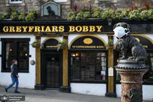 کاری که کرونا با مجسمه های سراسر جهان کرد