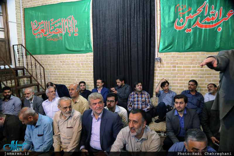 مراسم بزرگداشت حاج عیسی جعفری در بیت حضرت امام(س) در قم