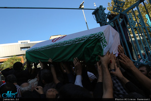 مراسم تشییع پیکر مرحوم ابراهیم یزدی 