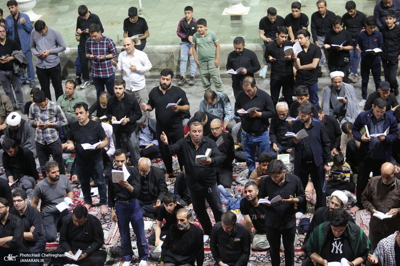 احیای شب بیست و یکم ماه مبارک رمضان در حرم مطهر حضرت معصومه (س)