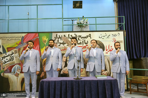 مراسم جشن اعیاد شعبانیه در حسینیه جماران
