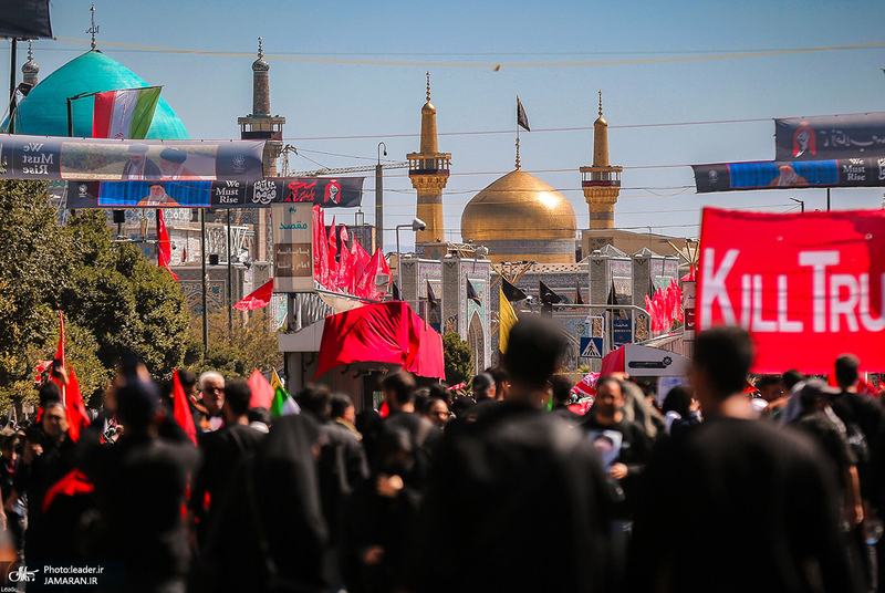 تشییع پیکر مطهر رهبر شهید انقلاب اسلامی در مشهد مقدس