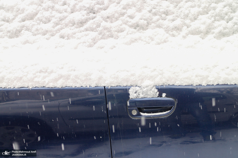 برف امروز تهران - 25 دیماه 1401
