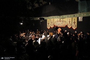 مراسم عزاداری دهه اول ماه صفر در بیت آیت الله شاه آبادی در قم‎