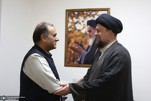 دیدار سفیر پاکستان با آیت الله سید حسن خمینی