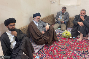 مراسم بزرگداشت آیت الله موسوی بجنوردی (ره) در بیت امام خمینی (س) در نجف اشرف