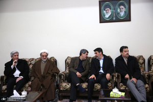 دیدار رییس دانشگاه آزاد اسلامی با سید حسن خمینی