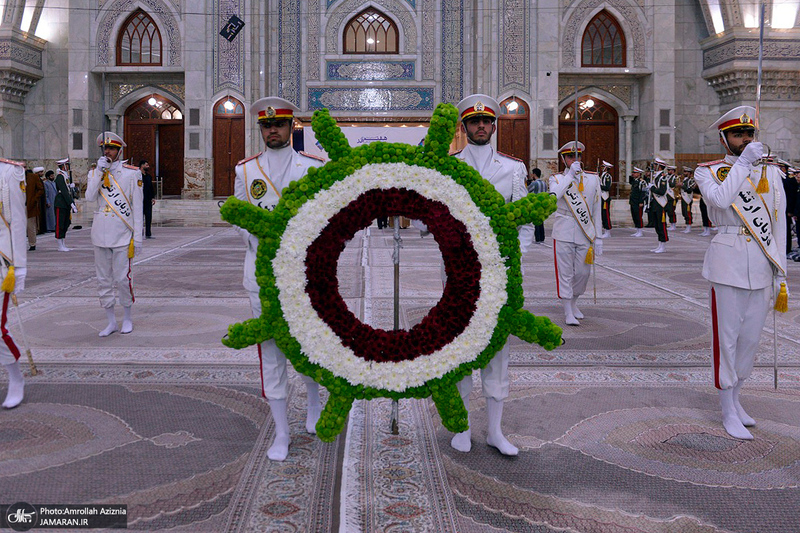تجدید میثاق فرمانده و پرسنل نیروی دریایی ارتش جمهوری اسلامی ایران با آرمان‌های امام خمینی(س)