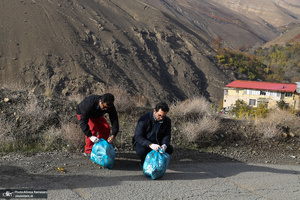 پویش حفاظت از محیط زیست و پاکسازی حریم و حاشیه روستاهای منظقه 22