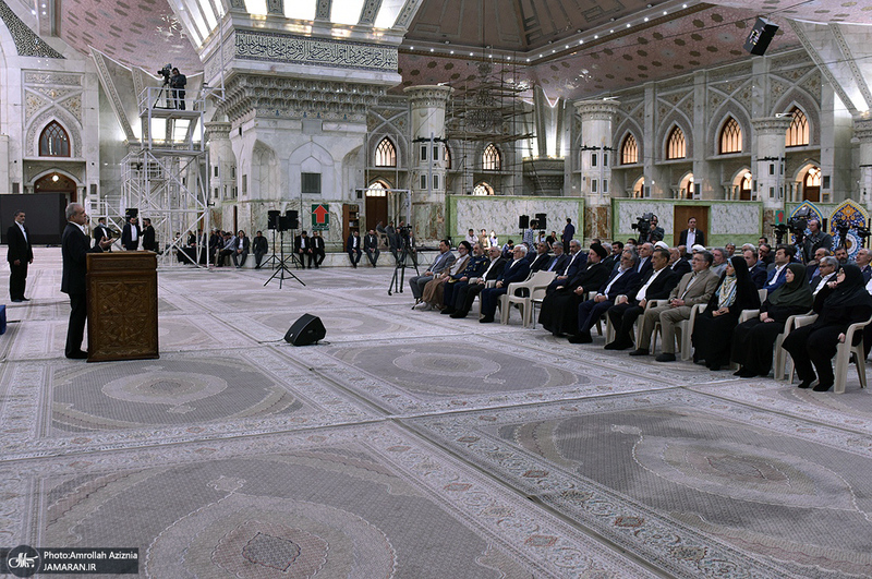 تجدید میثاق رئیس‌جمهور و اعضای دولت با آرمان‌های حضرت امام خمینی - 1