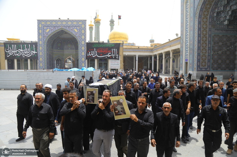 مراسم تشییع و خاکسپاری آیت الله حسن صانعی (ره) در قم