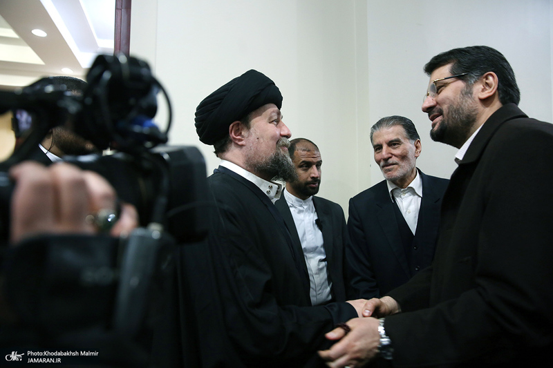 دیدار رئیس، مدیران و کارکنان ستاد اجرایی فرمان امام (ره) با سید حسن خمینی