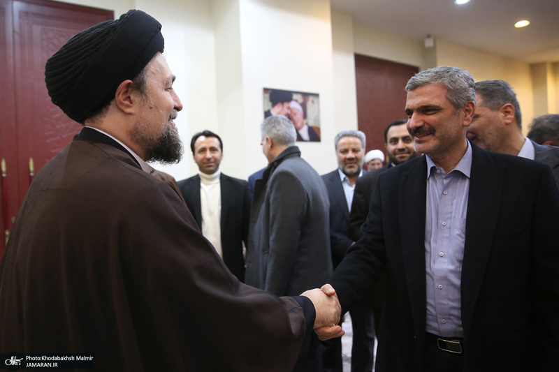 دیدار رئیس و مدیران بنیاد مستضعفان با سید حسن خمینی