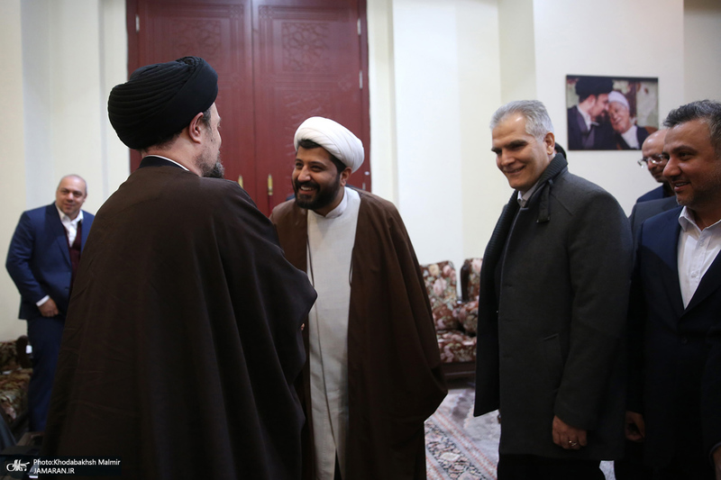 دیدار رئیس و مدیران بنیاد مستضعفان با سید حسن خمینی