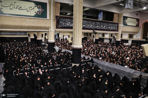 آخرین شب مراسم عزاداری محرم در حسینیه امام خمینی