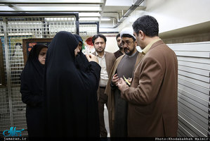 بازدید جمعی از مدیران موسسه تنظیم و نشر آثار امام(س) از مرکز اسناد کتابخانه ملی 