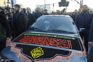 دسته عزاداری شهادت حضرت علی (ع) با حضور آیت‌الله العظمی وحید خراسانی