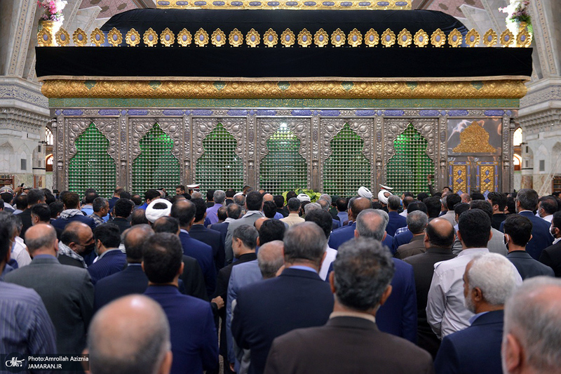 تجدید میثاق بسیجیان ادارات و وزارتخانه های استان تهران با آرمان های امام خمینی (س)