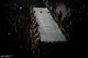 مراسم تشییع پیکرهای مطهر 100 شهید گمنام در تهران-5