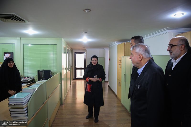 حضور وزیر میراث‌فرهنگی، گردشگری و صنایع‌دستی در جماران به مناسبت روز خبرنگار