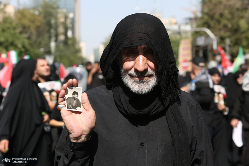 مراسم وداع با رهبر شهید انقلاب در مصلی تهران- 11