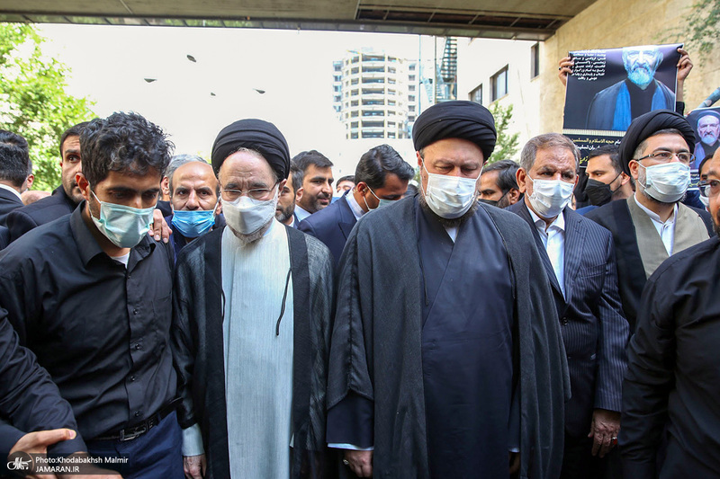 مراسم تشییع پیکر حجت الاسلام و المسلمین سید محمود دعایی از موسسه اطلاعات