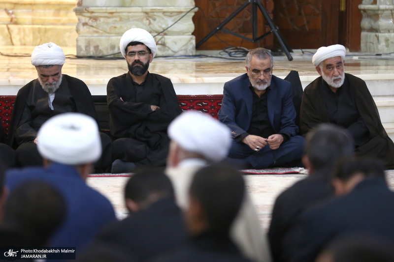مراسم عزاداری حضرت اباعبدالله الحسین (ع) درحرم مطهر امام خمینی (س)