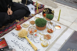 مراسم تحویل سال نو در گلزار شهدای قم‎