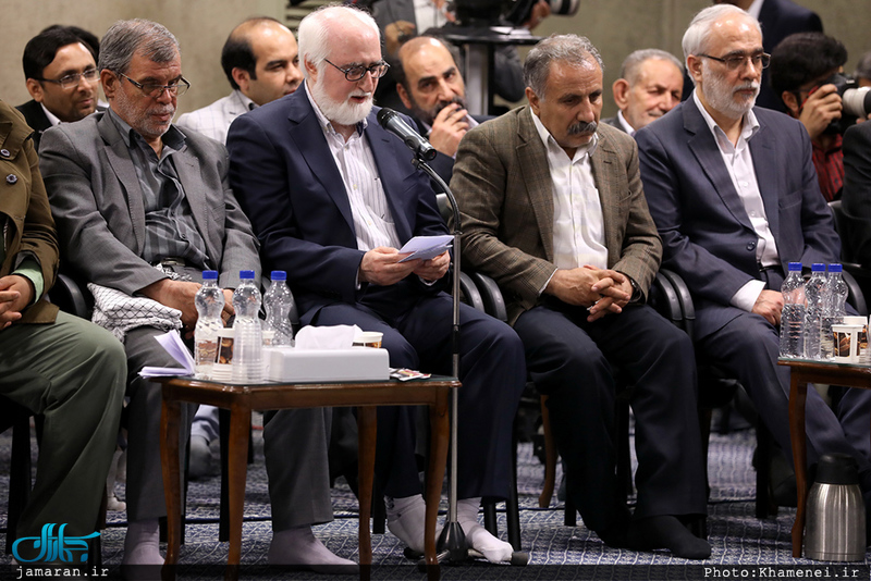 دیدار جمعی از شاعران و اهالی فرهنگ و ادب با رهبر معظم انقلاب