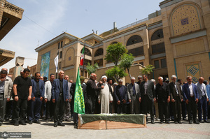 مراسم تشییع مرحوم استاد عباسعلی براتی‌پور