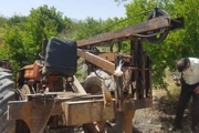 یک دستگاه خودروی حفاری غیرمجاز در جهرم کشف و ضبط شد