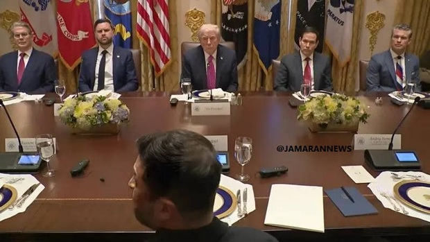 وزیر جنگ آمریکا با کروات پرچم روسیه! + عکس