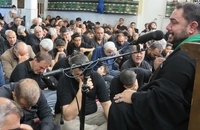 مراسم تاسوعای حسینی در دفتر آیت الله العظمی صانعی (24)