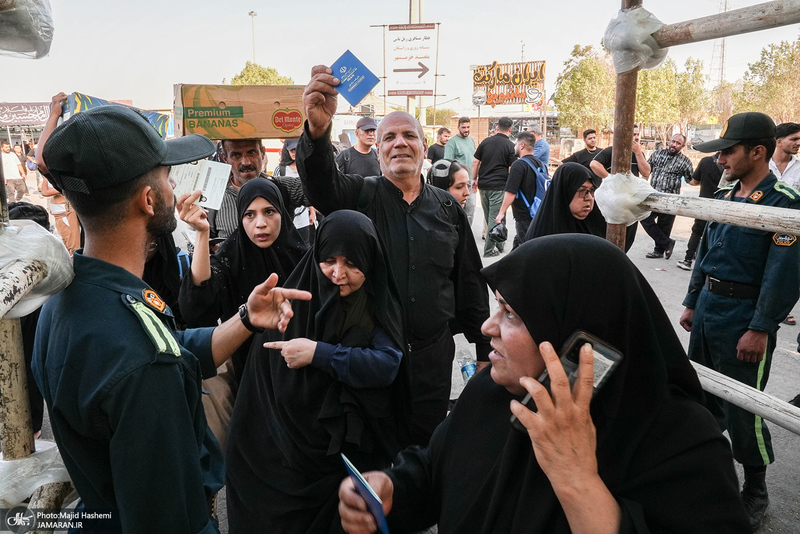 هم قدم با زائران کربلا؛ مرز شلمچه