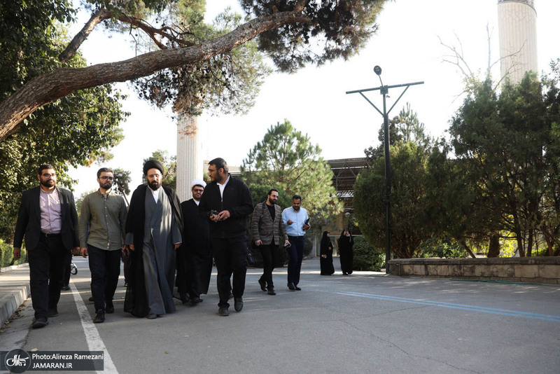 سخنرانی سید علی خمینی در دانشگاه تهران