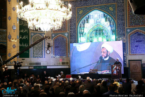 مراسم چهلمین روز درگذشت آیت الله هاشمی رفسنجانی(ره) در مسجد امیر المومنین(ع)