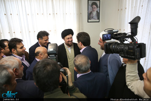 دیدار مدیران و کارکنان موسسه اعتباری کوثر با سید حسن خمینی‎