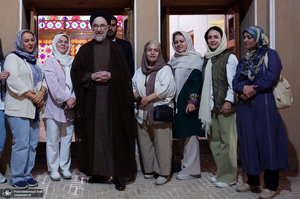 بازدید سید محمد خاتمی از باغ دولت آباد یزد