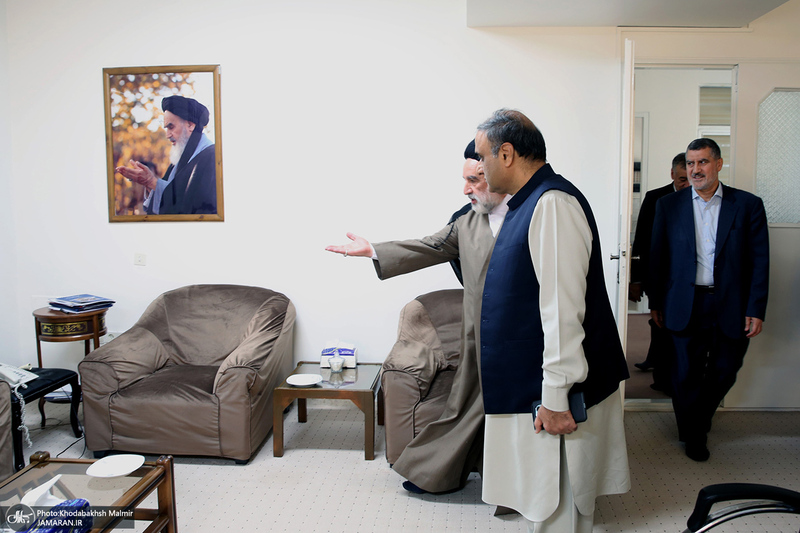 دیدار سفیر پاکستان با آیت الله سید حسن خمینی