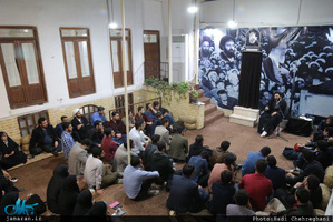 دیدار اعضای انجمن اسلامی دانشجویان دانشگاه فردوسی مشهد با سید علی خمینی