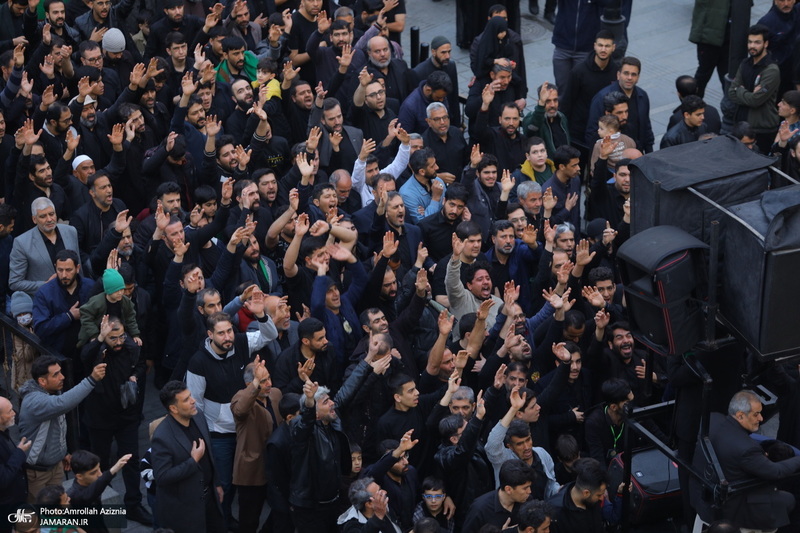 دسته عزاداری شهادت حضرت علی (ع) با حضور آیت‌الله العظمی وحید خراسانی