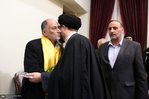 دیدار جمعی از خانواده  های شهدای لبنان با سیدحسن خمینی